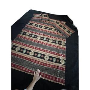 Oriental Quilt blanket w 2 pillowcase Arabic Tribal Hookah Lounge Floor mat